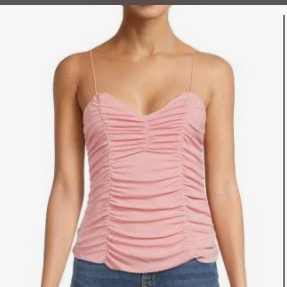 No boundaries rushed sparky dusty rose tank juniors size large. New with tags